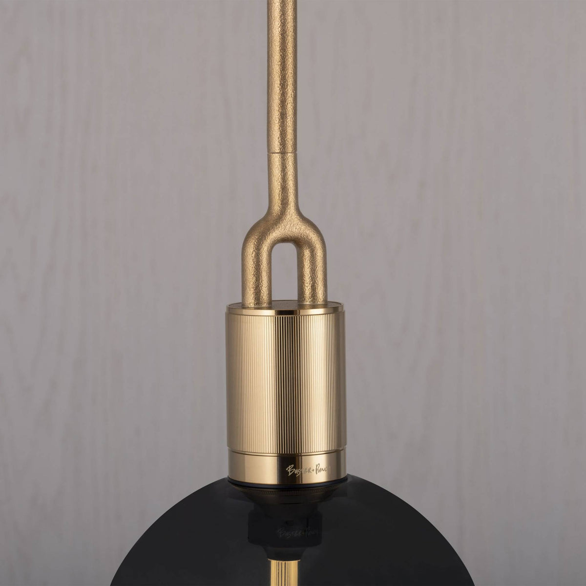 FORKED PENDANT / LINEAR / GLOBE / SMOKED / MEDIUM